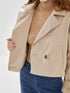 LC Waikiki Women's Jacket Collar Plain Trench Coat